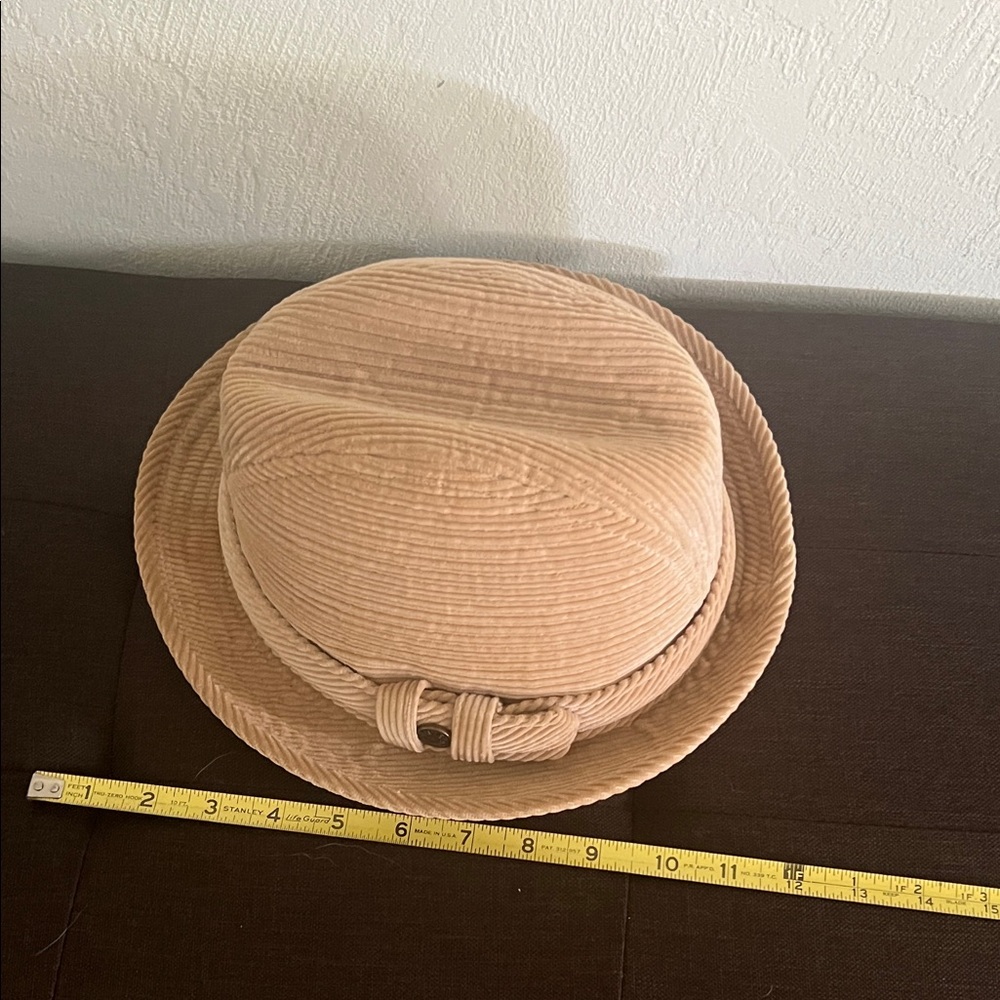 #0986+Men’ Vintage Chapeau Homme Manhattan Cotton Fedora Hat - Picture 5 of 6